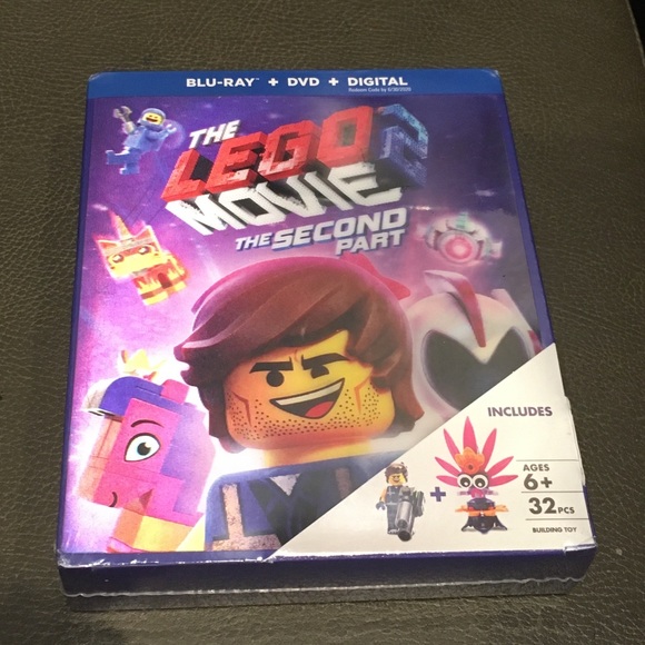LEGO Movie 2: The Second Part 2019 Blu-ray+DVD+Digital With Building Toy - Picture 1 of 6